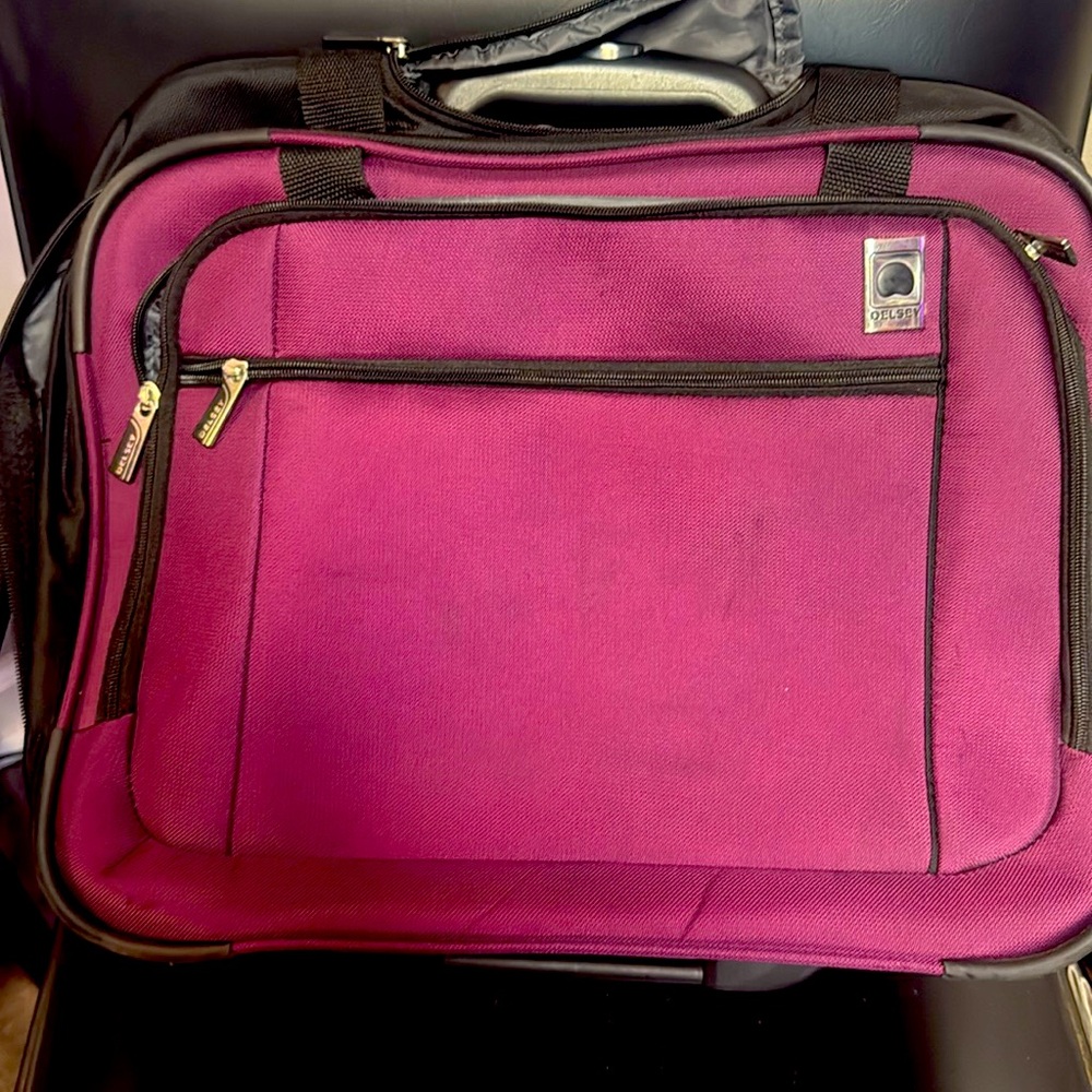 Delsey two wheel carry on bag 
Never been used